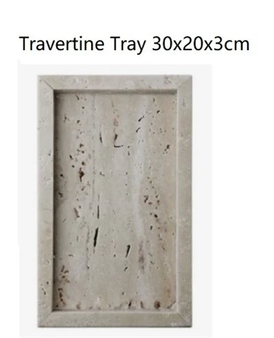 Travertin stenbricka
